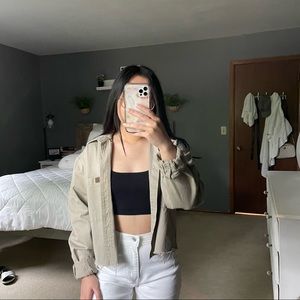 Cropped wrangler jacket